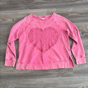 Pink Heart Sweatshirt